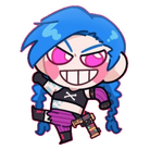 Jinx from arcane (not from LoL since she's just insane in that one) Jinx from arcane (not from LoL since she's just insane in that one)